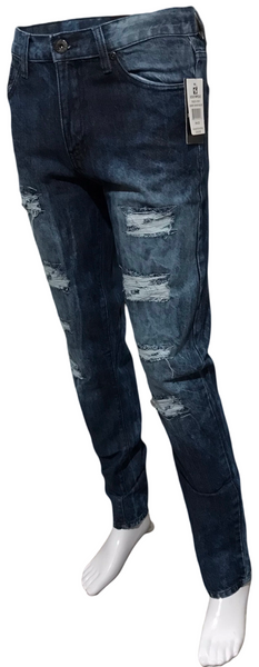 ^SOUTHPOLE^ (DARK SAND BLUE) RIPPED DENIM FOFR MEN (34'' x 32'')