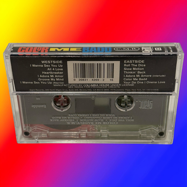 •COLOR ME BADD ~ C.M.B.• ~1991 OG PRESSINGS~ (CD & CASSETTE TAPE)