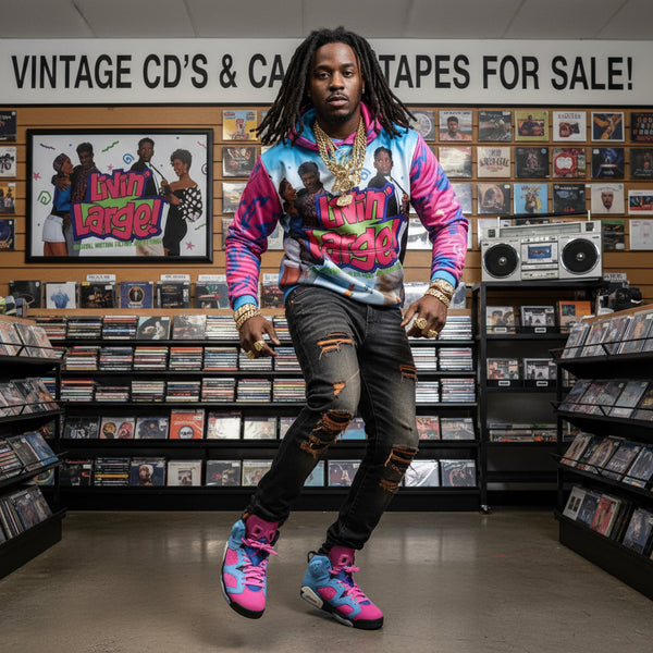 •LIVIN’ LARGE! ~ SOUNDTRACK• (1991 OG PRESSING) (CASSETTE TAPE)