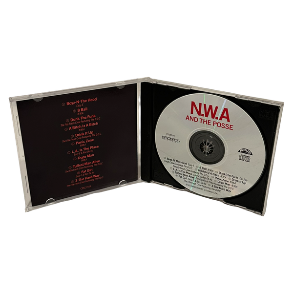 •N.W.A & THE POSSE - COMPILATION• ~1989 OG REPRESINGS~ (CD & CASSETTE TAPE) (ORIGINALLY RELEASED IN 1986)