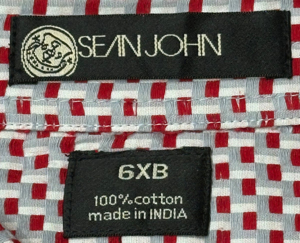 *SEAN JOHN* ~Button up collared shirt~ (6XB) (HELLA BIG!) (NEW!)