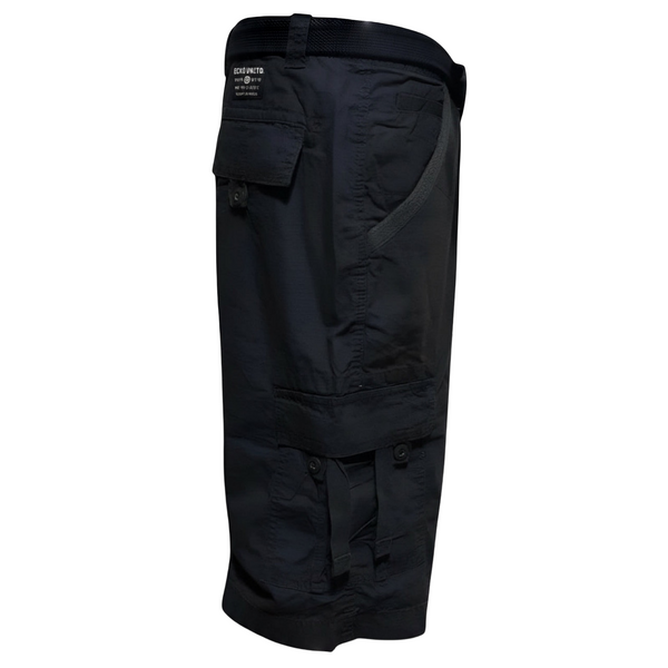*ECKO UNLIMITED* (NAVY) BELTED CARGO SHORTS (WAIST 30”)