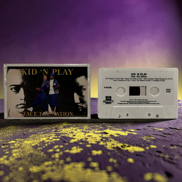 •KID ‘N PLAY ~ FACE THE NATION• ~1991 OG PRESSING~ (CASSETTE TAPE)