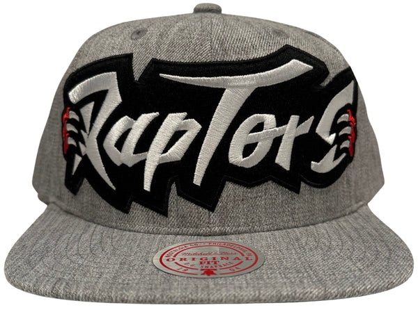 *Toronto Raptors* (Grey) snapback hats by Mitchell & Ness