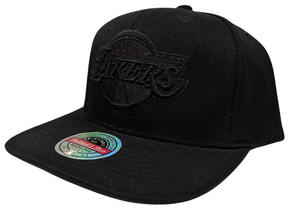 *Los Angeles Lakers* ~NBA Blacklight~ flex fit snapback hat by Mitchell & Ness