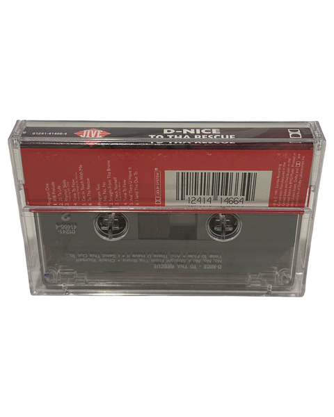•D-NICE - TO THA RESCUE• ~1991 OG PRESSING~ (CASSETTE TAPE)