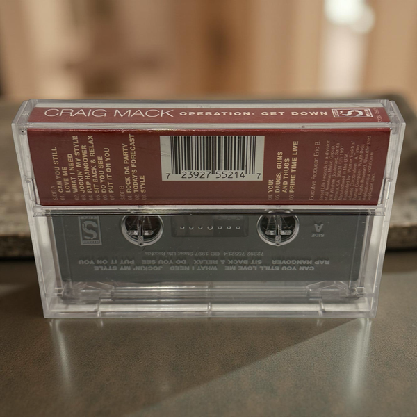 •CRAIG MACK ~ OPERATION: GET DOWN• ~1997 OG PRESSING~ (CASSETTE TAPE)