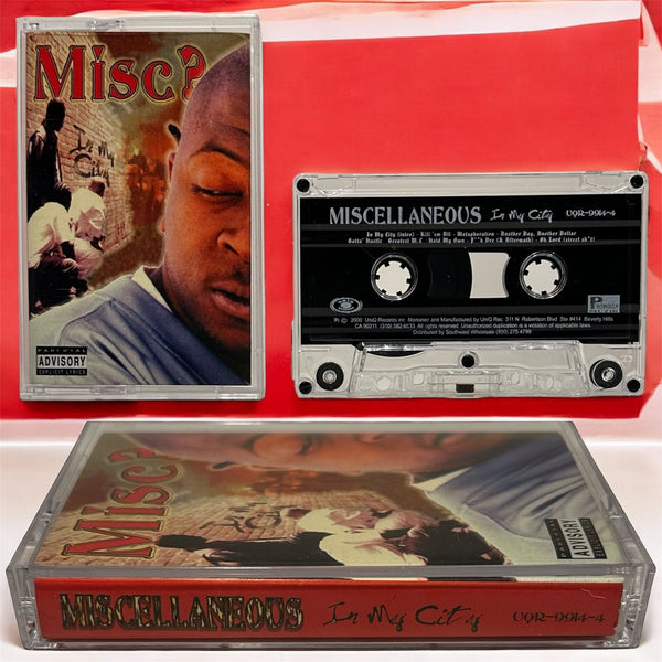 •MISCELLANEOUS ~ IN MY CITY• ~2000 OG PRESSING~ (CASSETTE TAPE)