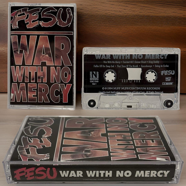 •FESU ~ WAR WITH NO MERCY• ~1994 OG PRESSING~ (CASSETTE TAPE)