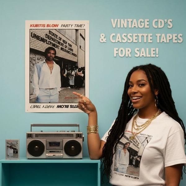 •KURTIS BLOW ~ PARTY TIME?• ~1983 OG BY PRESSING~ (CASSETTE TAPE)