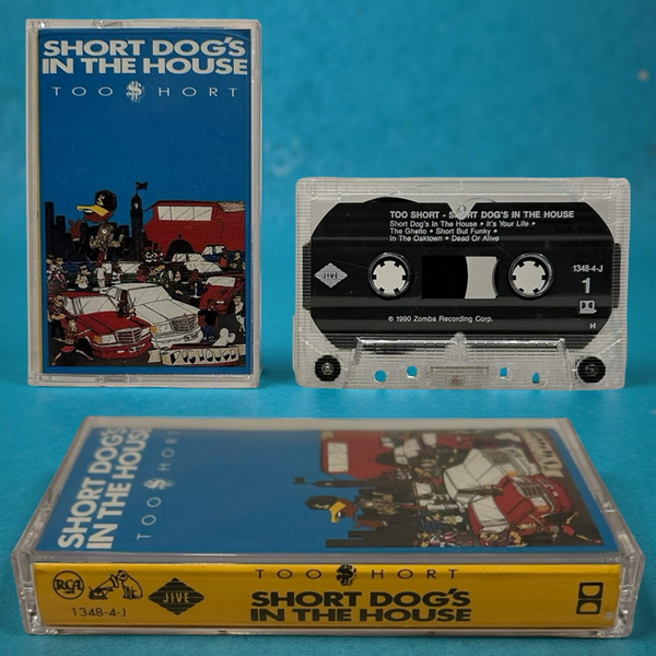 •TOO $HORT - SHORT DOG’S IN THE HOUSE• ~1990 OG PRESSING~ (CASSETTE TAPE)