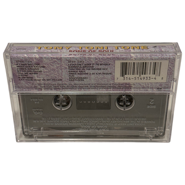 •TONY TONI TONE - SONS OF SOUL• ~1993 OG PRESSING~ (CASSETTE TAPE) (2)