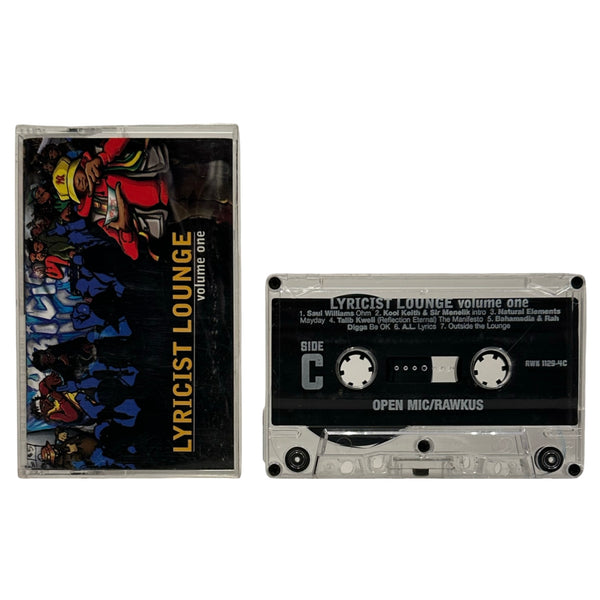 •LYRICIST LOUNGE - VOLUME ONE• ~1997 OG PRESSING~ (DOUBLE CASSETTE TAPE)