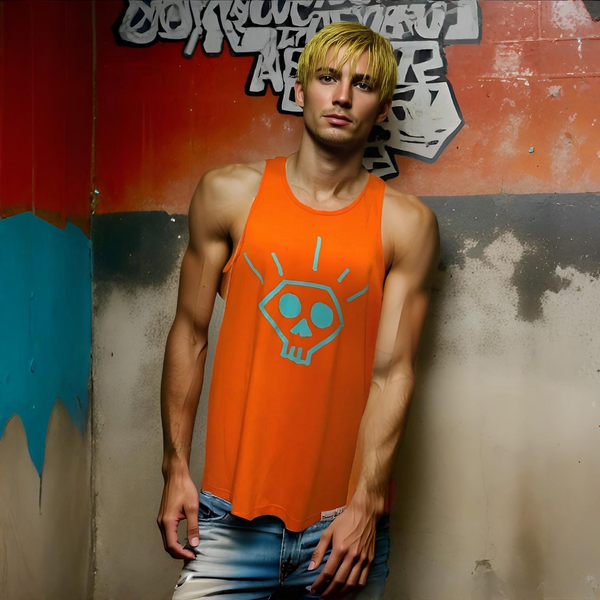^DIAMOND SUPPLY CO.^ (ORANGE) *DIAMOND* TANK TOPS