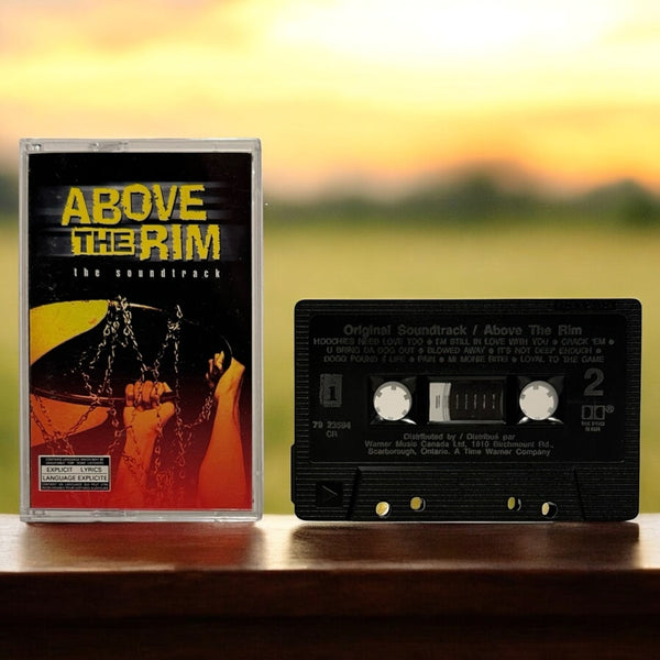 •ABOVE THE RIM - THE SOUNDTRACK• ~1994 OG CANADIAN PRESSING) (BLACK SHELL CASSETTE TAPE)