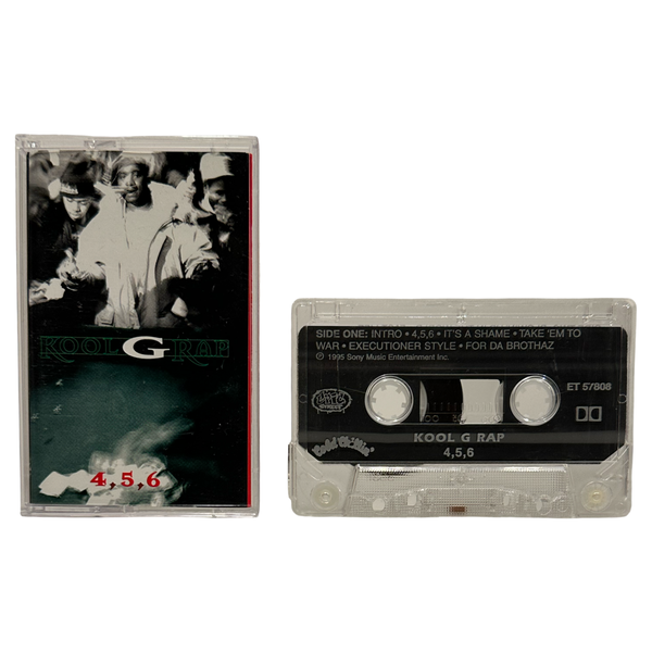 •KOOL G RAP - 4,5,6• ~1995 OG PRESSING~ (CASSETTE TAPE)