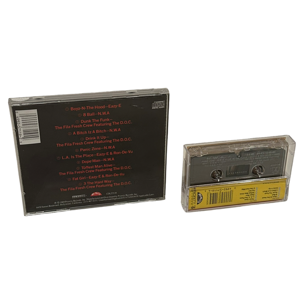 •N.W.A & THE POSSE - COMPILATION• ~1989 OG REPRESINGS~ (CD & CASSETTE TAPE) (ORIGINALLY RELEASED IN 1986)