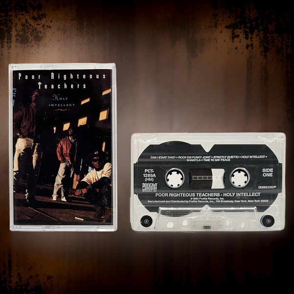 •POOR RIGHTEOUS TEACHERS - HOLY INTELLECT• ~1990 OG PRESSING~ (CASSETTE TAPE) (2)