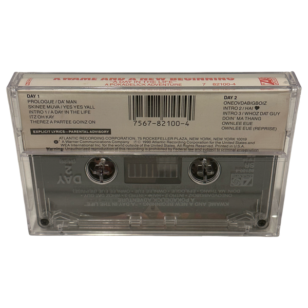 •KWAME AND A NEW BEGINNING - “A DAY IN THE LIFE” A POKADELIC ADVENTURE• ~1990 OG PRESSINGS~ (CD & CASSETTE TAPE)