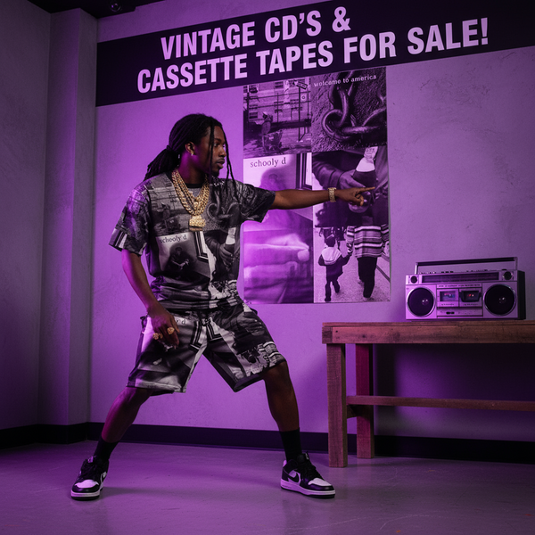 •SCHOOLY D - WELCOME TO AMERICA• ~1994 OG PRESSING~ (CASSETTE TAPE)