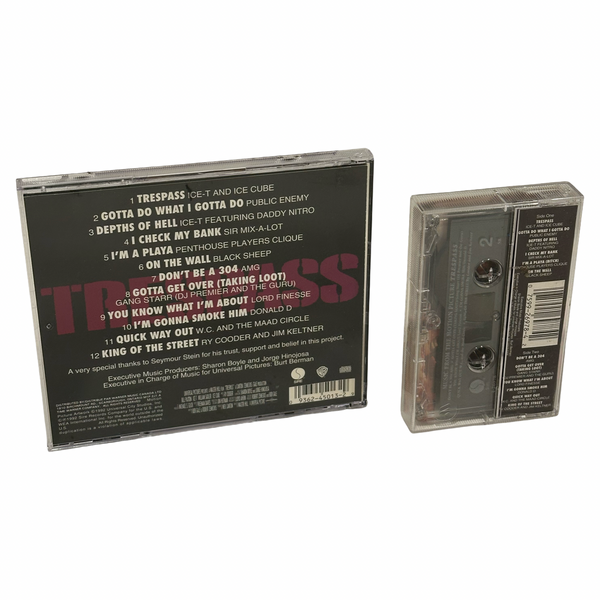 •TRESPASS - MUSIC FROM THE MOTION PICTURE• ~1992 OG PRESSINGS~ (CD & CASSETTE TAPE)