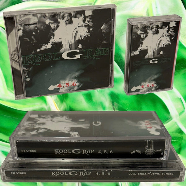 •KOOL G RAP - 4,5,6• ~1995 OG PRESSINGS~ (CD & CASSETTE TAPE)