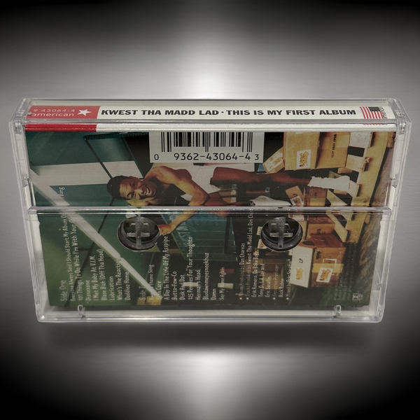 •KWEST THE MADD LAD ~ THIS IS MY FIRST ALBUM• ~1996 OG PRESSING~ (CASSETTE TAPE)