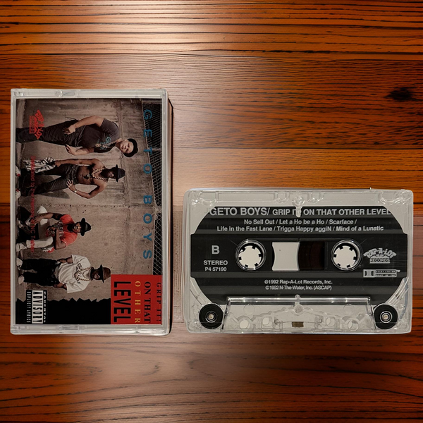 •GETO BOYS ~ GRIP IT! ON THAT OTHER LEVEL• ~1992 OG RE-PRESS~ (CASSETTE TAPE)