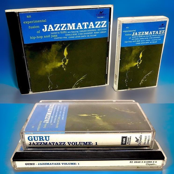 •GURU - JAZZMATAZZ VOL. 1• (1993) (CASSETTE & CD AVAILABLE) (ORIGINAL PRESSINGS)