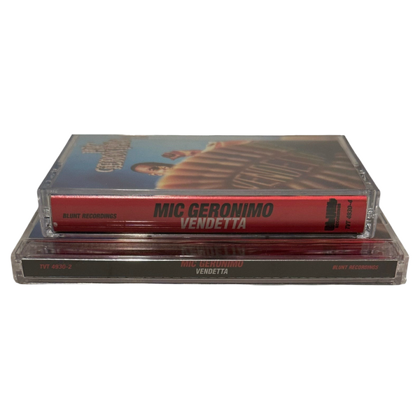 •MIC GERONIMO - VENDETTA• ~1997 OG CANADIAN PRESSINGS~ (CD & CASSETTE TAPE)