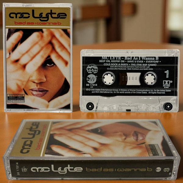 •MC LYTE - BAD AS I WANNA BE• ~1996 OG PRESSING~ (CASSETTE TAPE)