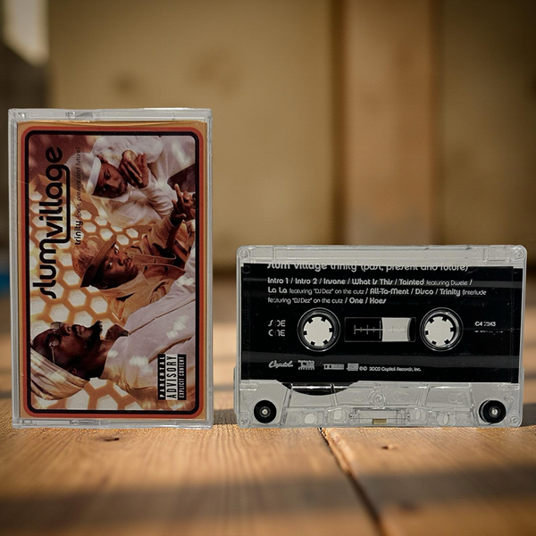 •SLUM VILLAGE - TRINITY (PAST, PRESENT & FUTURE) ~2002 OG PRESSING~ (CASSETTE TAPE)