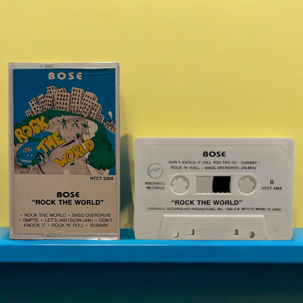 •BOSE - ROCK THE WORLD• ~1987 OG PRESSING~ (CASSETTE TAPE)