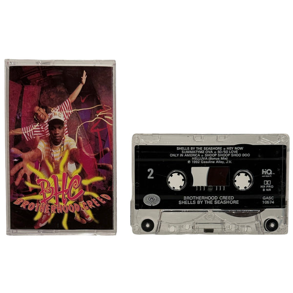 •BROTHERHOOD CREED - SHELLS BY THE SEASHORE• ~1992 OG PRESSING~ (CASSETTE TAPE)