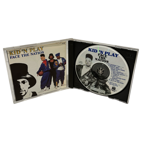 •KID ‘N PLAY - FACE THE NATION• ~1991 OG PRESSINGS~ (CD & CASSETTE TAPE)