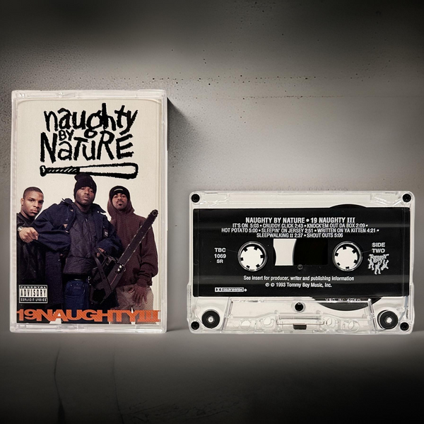 •NAUGHTY BY NATURE - NINETEEN NAUGHTY III• ~1993 OG PRESS~ (CASSETTE TAPE) (1)