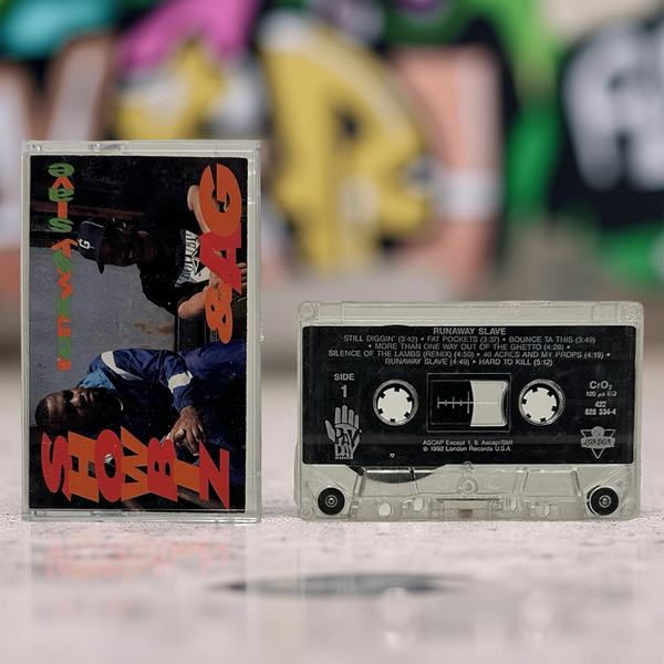 •SHOWBIZ & A.G. - RUNAWAY SLAVE• ~1992 OG PRESSING~ (CASSETTE TAPE)