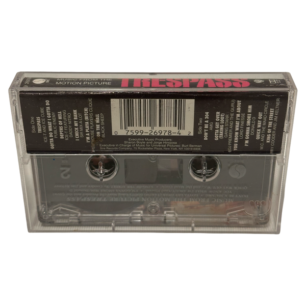 •TRESPASS - MUSIC FROM THE MOTION PICTURE• ~1992 OG PRESSING~ (CASSETTE TAPE)