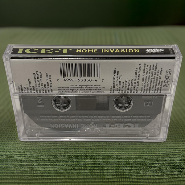 •ICE-T ~ HOME INVASION• ~1993 OG PRESSING~ (CASSETTE TAPE)