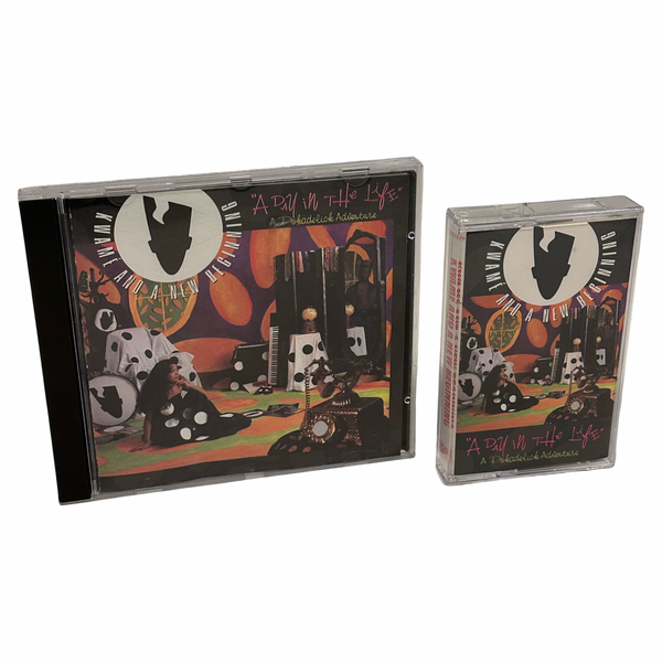 •KWAME AND A NEW BEGINNING - “A DAY IN THE LIFE” A POKADELIC ADVENTURE• ~1990 OG PRESSINGS~ (CD & CASSETTE TAPE)