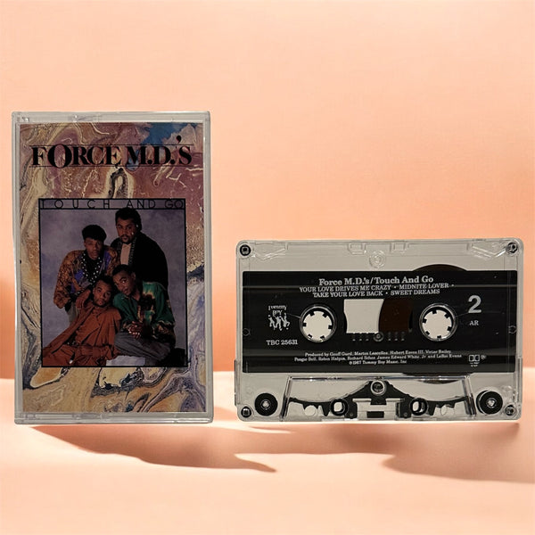 •FORCE M.D.’S ~ TOUCH AND GO• ~1987 OG PRESSING~ (CASSETTE TAPE)