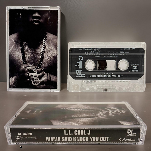 •LL COOL J - MAMA SAID KNOCK YOU OUT• ~1990 OG PRESSING~ (CASSETTE TAPE) (1)