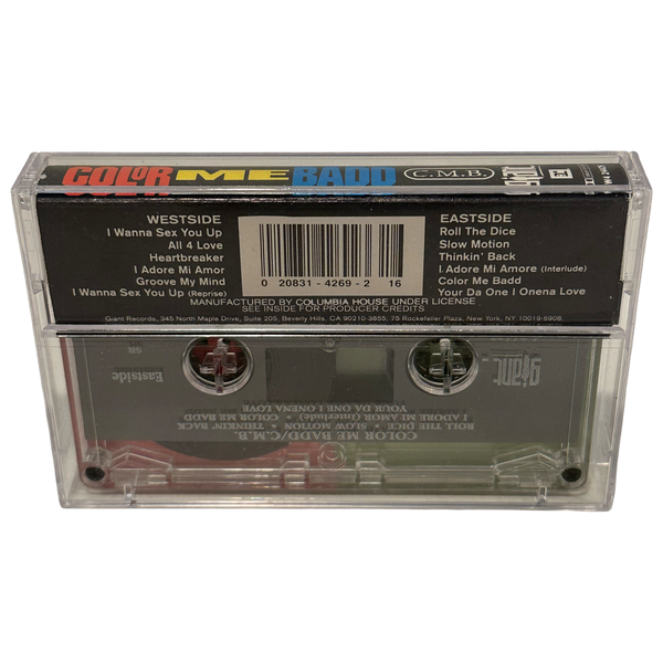 •COLOR ME BADD - C.M.B.• ~1991 OG PRESSING~ (CASSETTE TAPE) (1)