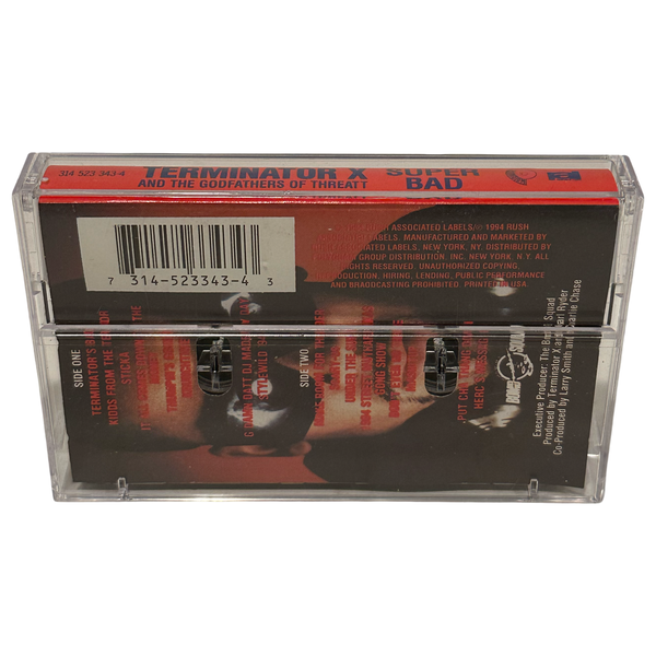 •TERMINATOR X AND THE GODFATHERS OF THREAT - SUPER BAD• ~1994 OG PRESSINGS~ (CD & CASSETTE TAPE)