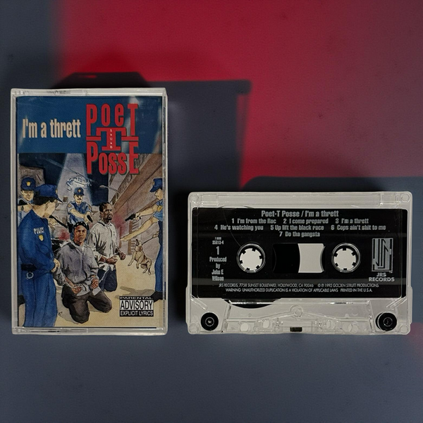 •POET-T POSSE - I’M A THRETT• ~1992 OG PRESSING~ (CASSETTE TAPE)