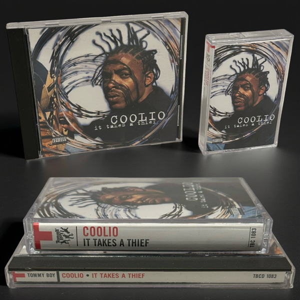 •COOLIO - IT TAKES A THIEF• ~1994 OG PRESSINGS~ (CD & CASSETTE TAPE)