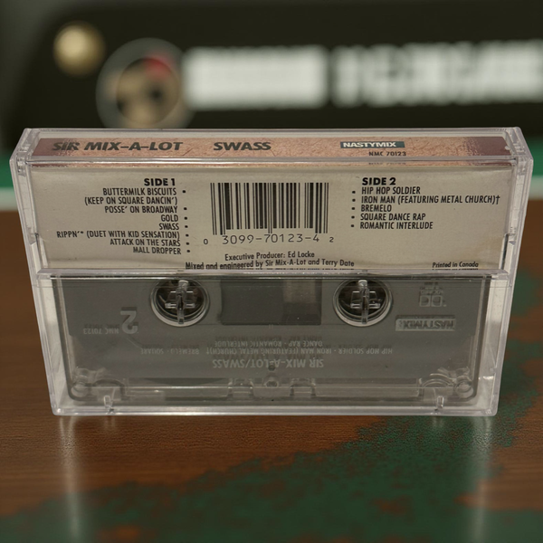 •SIR MIX-A-LOT - SWASS• ~1988 OG PRESSING~ (CASSETTE TAPE)