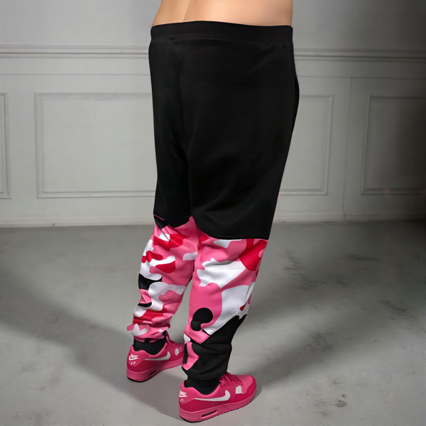 ^CHIEFIN’ ADI-FEATHER^ (PINK CAMOUFLAGE) JOGGER SWEATPANTS (CUT & SEW)