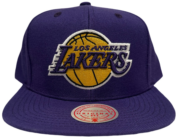 *Los Angeles Lakers* snapback hats by Mitchell & Ness