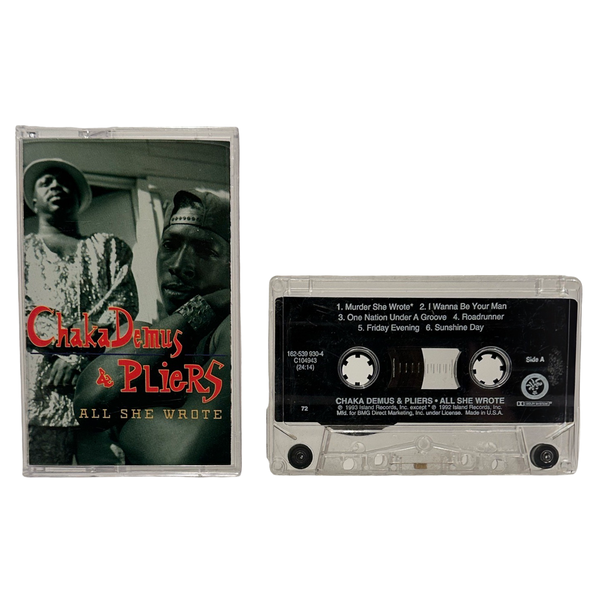 •CHAKA DEMUS & PLIERS - ALL SHE WROTE• ~1993 OG PRESSING~ (CASSETTE TAPE)